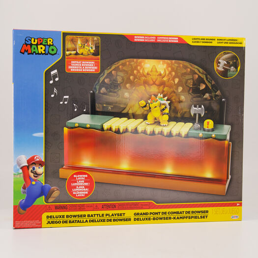 Deluxe Bowser Battle Playset  - Image 1 - please select to enlarge image