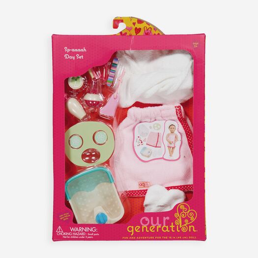 Mehrfarbiges Zubehörset für 46 cm große Puppen - Bild 1 - bitte auswählen, um das Bild zu vergrößern