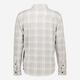 White Plaid Flannel Overshirt - Image 2 - please select to enlarge image