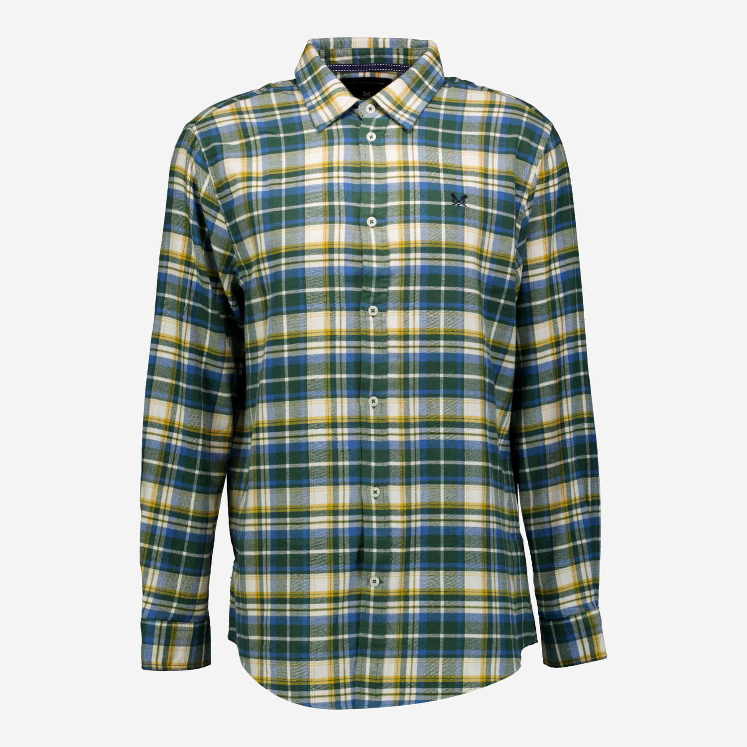 Green Natural Check Classic Overshirt TK Maxx UK - Main Image