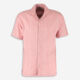 Pink Linen Woven Stripe Shirt  - Image 1 - please select to enlarge image