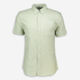 Pistachio Oxford Short Sleeve Casual Shirt - Image 1 - please select to enlarge image