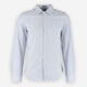 White & Blue Patterned Shirt - Image 1 - please select to enlarge image