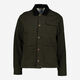 Green Sherpa Fleece Overshirt Jacket - Image 1 - please select to enlarge image