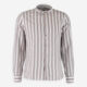 Brown & White Striped Linen Shirt - Image 1 - please select to enlarge image