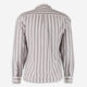 Brown & White Striped Linen Shirt - Image 2 - please select to enlarge image