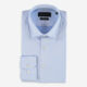 Blue Fine Twill Kent Formal Plain Shirt - Image 1 - please select to enlarge image