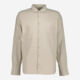 Cream Collared Neck Overshirt  - Image 1 - please select to enlarge image