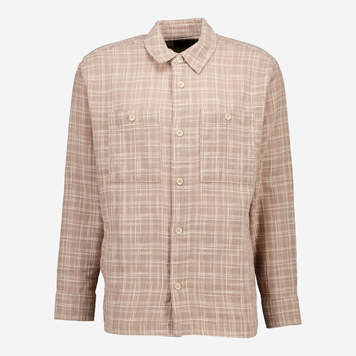 Brown Seymour Checkered Overshirt TK Maxx UK - Main Image