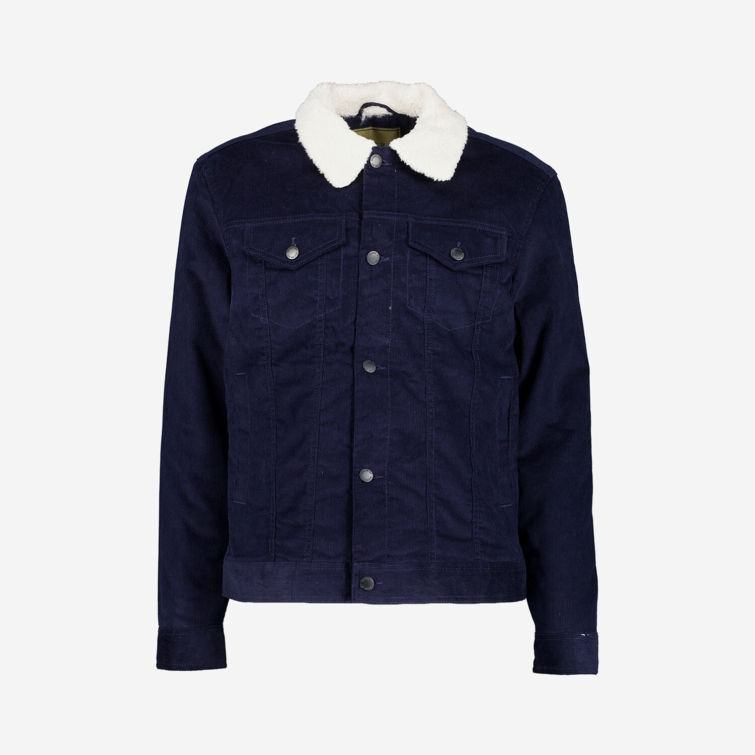 Navy Corduroy Trucker Jacket TK Maxx UK - Main Image