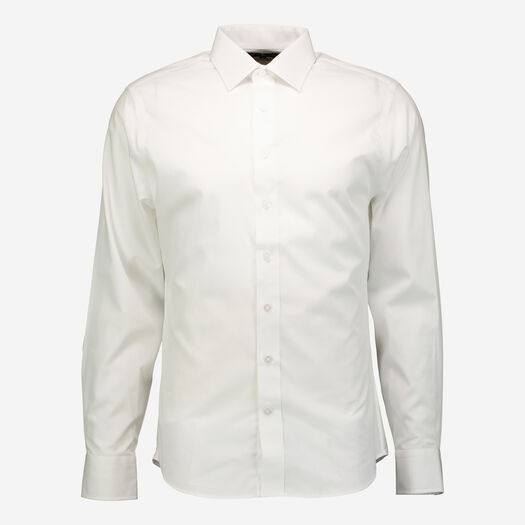 White Milan Tailored Smart Shirt - Image 1 - please select to enlarge image