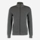 Grey Organic Cotton Hemsby Zip Cardigans - Image 1 - please select to enlarge image