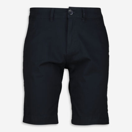 Black Chino Shorts - Image 1 - please select to enlarge image