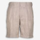 Oatmeal Linen Shorts - Image 1 - please select to enlarge image