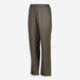 Khaki Linen Blend Wide Leg Trousers  - Image 2 - please select to enlarge image
