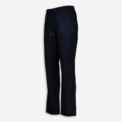 Dark Sapphire Drawstring Trousers - Image 1 - please select to enlarge image