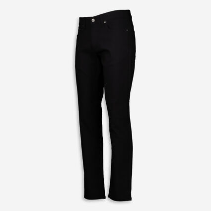 Black Bungee Flex Trousers - Image 1 - please select to enlarge image
