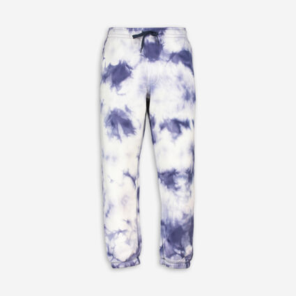 Navy Tie Dye Joggers - Image 1 - please select to enlarge image