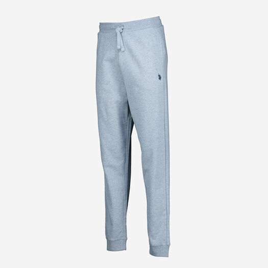 Grey Marl Logo Joggers - Image 1 - please select to enlarge image