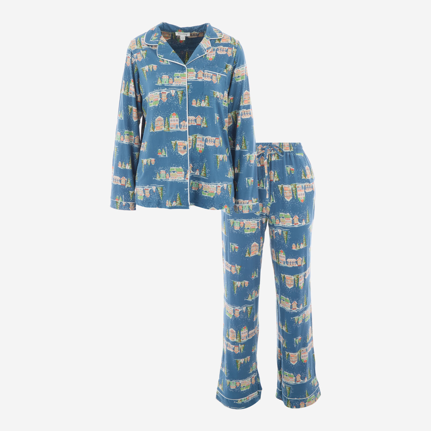 Blue Christmas Pyjama Set TK Maxx UK