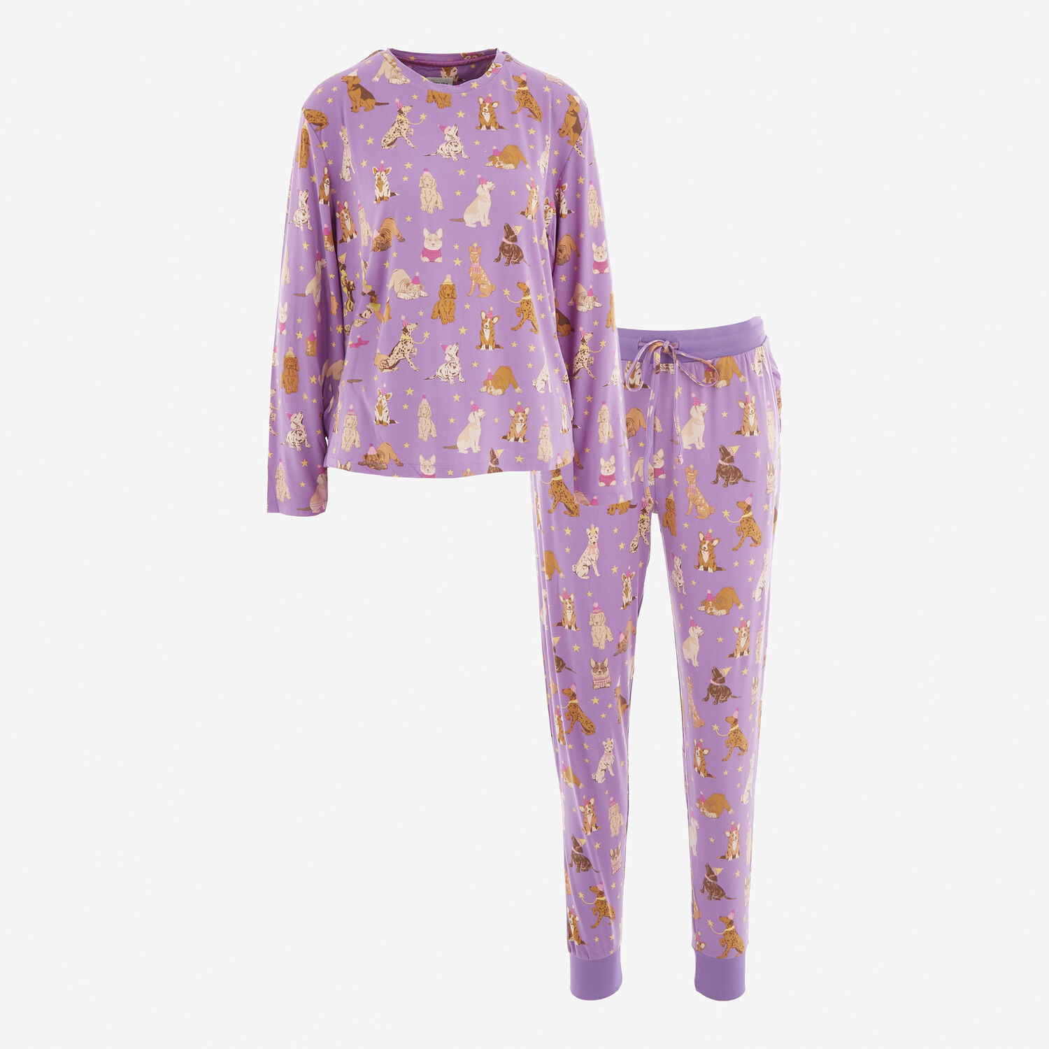 Purple Dog Patterned Pyjama Set TK Maxx UK - Main Image