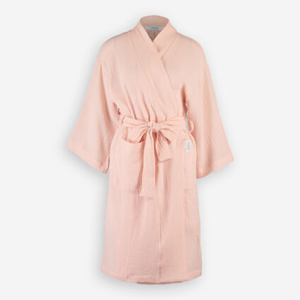 Pink Gauze Robe - Image 1 - please select to enlarge image
