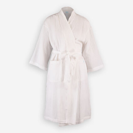 White Gauze Robe - Image 1 - please select to enlarge image