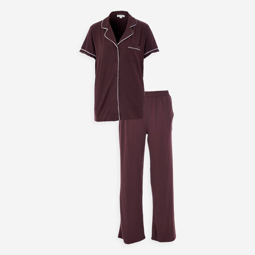 Brown Pyjama Set - Image 1 - please select to enlarge image