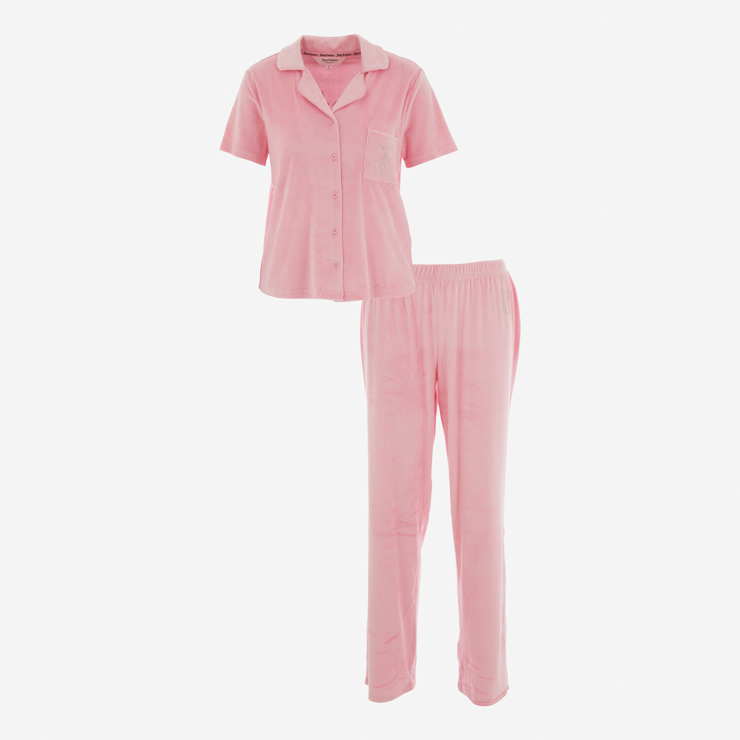 Pink Tk Maxx Tracksuit Womens Two Piece Pink Velour Pyjamas TK Maxx UK