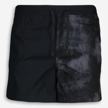 Black Upside Down Swim Shorts - Image 1 - please select to enlarge image