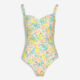Multicoloured Floral Swimsuit  - Image 1 - please select to enlarge image