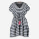 Blue Striped Beach Dress  - Image 1 - please select to enlarge image