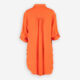 Orange Oversized Shirt Coverup  - Image 2 - please select to enlarge image