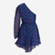 Purple One Shoulder Mini Dress  - Image 2 - please select to enlarge image