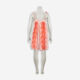Orange & White Tie Dyed Beach Dress - Image 2 - please select to enlarge image