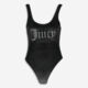 Black Velvet Swimsuit - Image 1 - please select to enlarge image