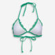 Green Scalloped Bikini Top - Image 2 - please select to enlarge image