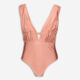 Metallic Rose Swimsuit - Image 1 - please select to enlarge image