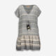 Blue & Beige Stripe Dress - Image 1 - please select to enlarge image
