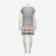 Blue & Beige Stripe Dress - Image 2 - please select to enlarge image