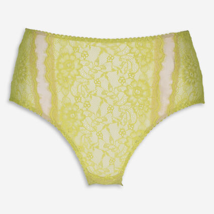 Lime Lace Briefs  - Image 1 - please select to enlarge image