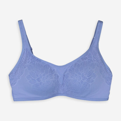 Lavender Non Wired Bra - Image 1 - please select to enlarge image