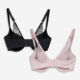 Two Pack Black & Pink Bras - Image 2 - please select to enlarge image