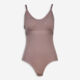 Mauve Branded Bodysuit - Image 1 - please select to enlarge image