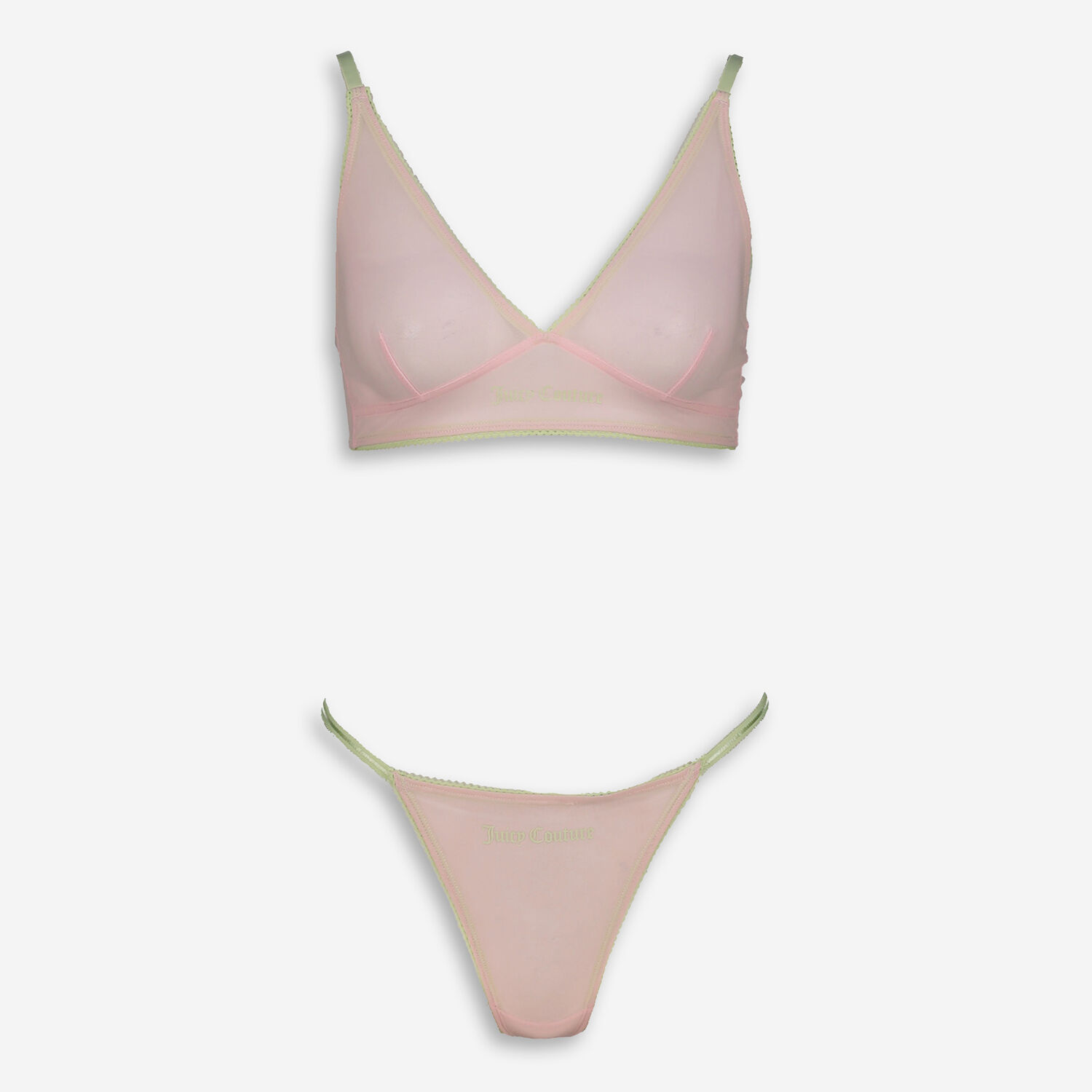 Pink Bra & Thong Set - TK Maxx UK