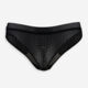 Black Mesh Patterned Knickers - Image 2 - please select to enlarge image