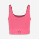 Pink Seamless Ribbed Crop Top  - Image 2 - please select to enlarge image
