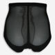 Black Power Mesh High Waist Brief  - Image 2 - please select to enlarge image