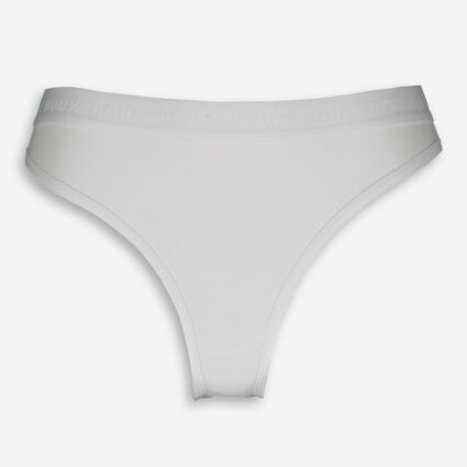 White High Leg Briefs  - Image 1 - please select to enlarge image