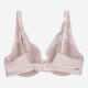 Pink Wired Lace Bra  - Image 2 - please select to enlarge image